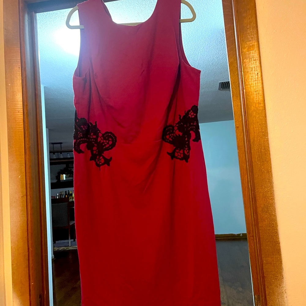 ASOS Curve Wine Color Dress